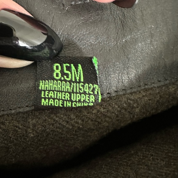 Sam Edelman Naharra Knee High Graphite Leather Heeled Boots Size 8.5 - Picture 15 of 16